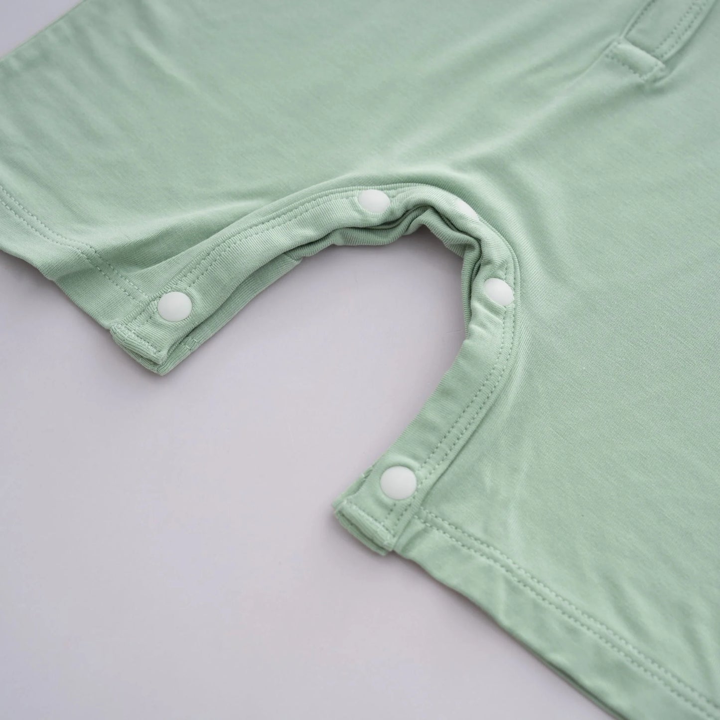 Green Sailor Collar Baby Romper