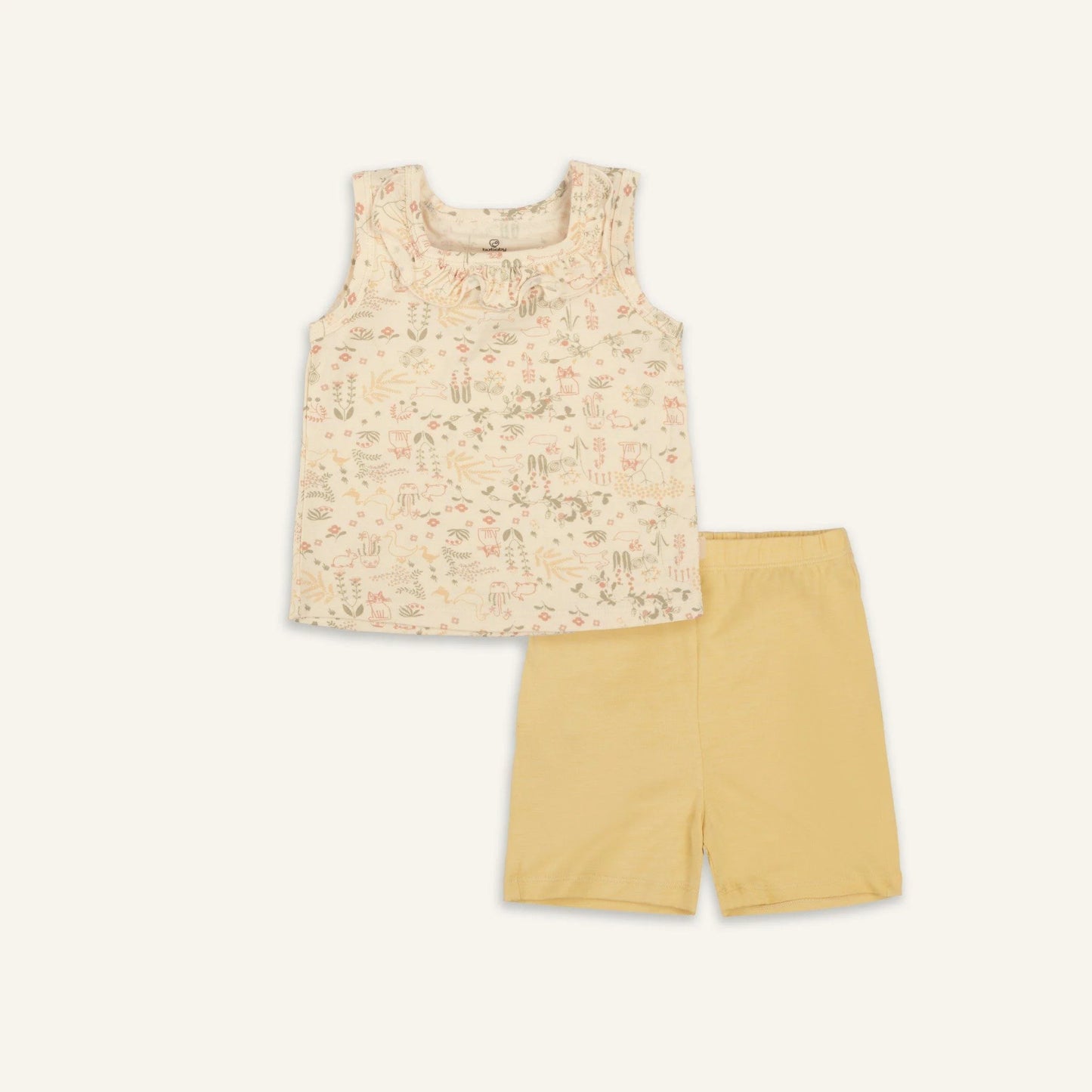 Sleeveless Baby Set - Yellow