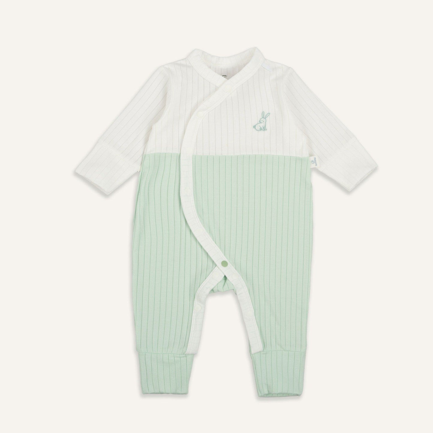 Ribbed Baby Bodysuit - Mint
