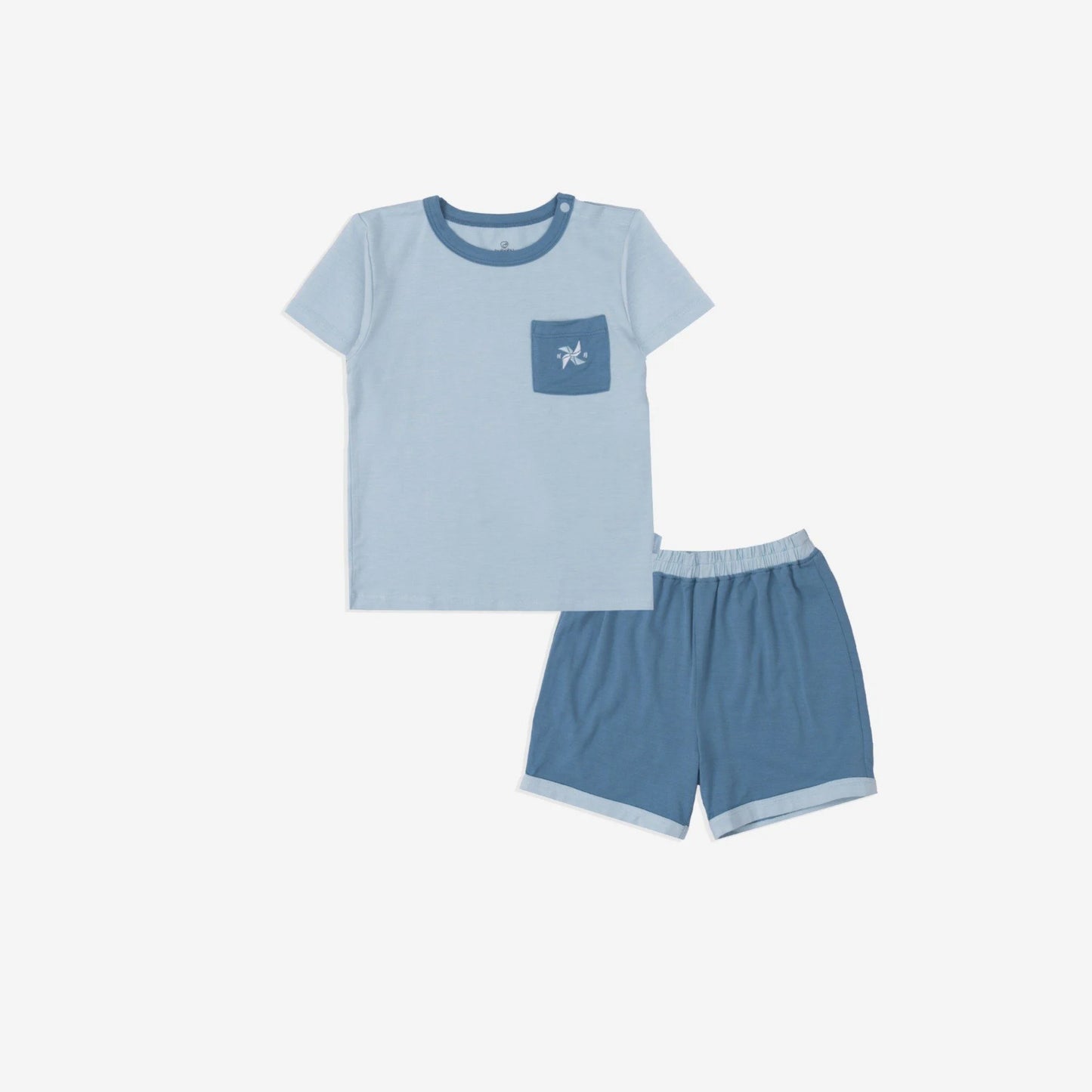 Gami Blue Short Sleeve Set