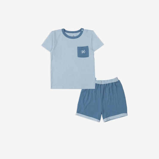 Gami Blue Short Sleeve Set